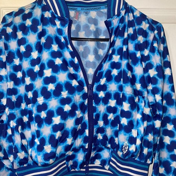 NWT Free People Movement Top Seed Printed Tennis Jacket - Picture 5 of 8